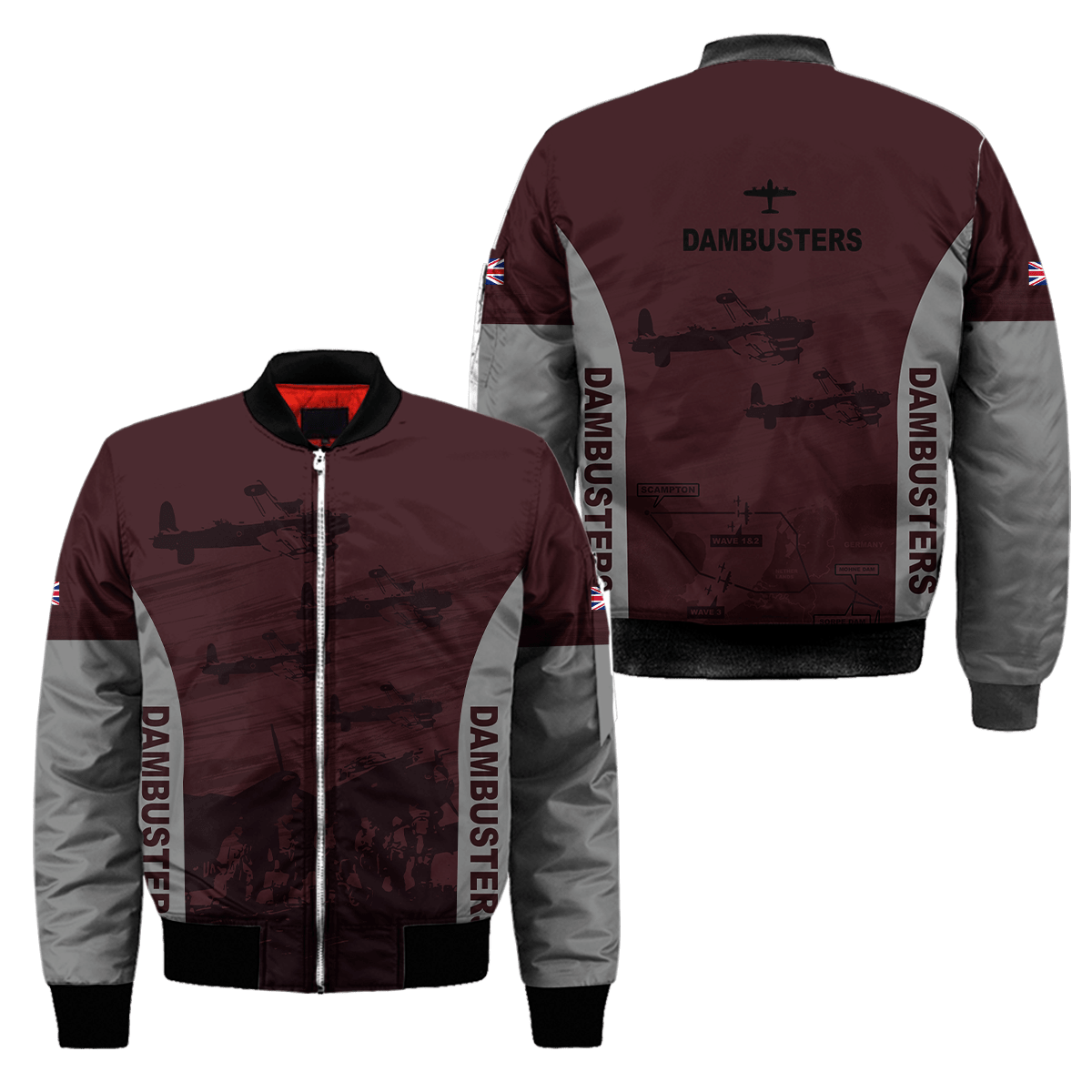 Operation Chastise 'DAMBUSTERS' 3D All Over Printed Unisex Shirts