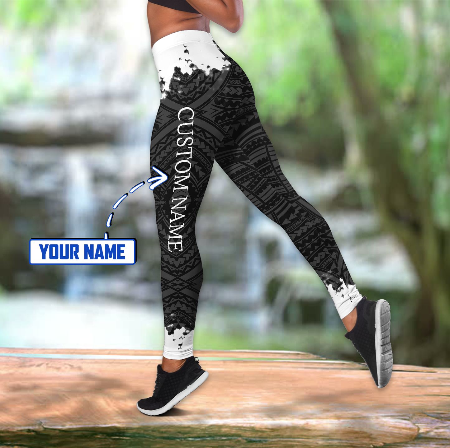 Custom name legging + hollow tank combo MH27052101