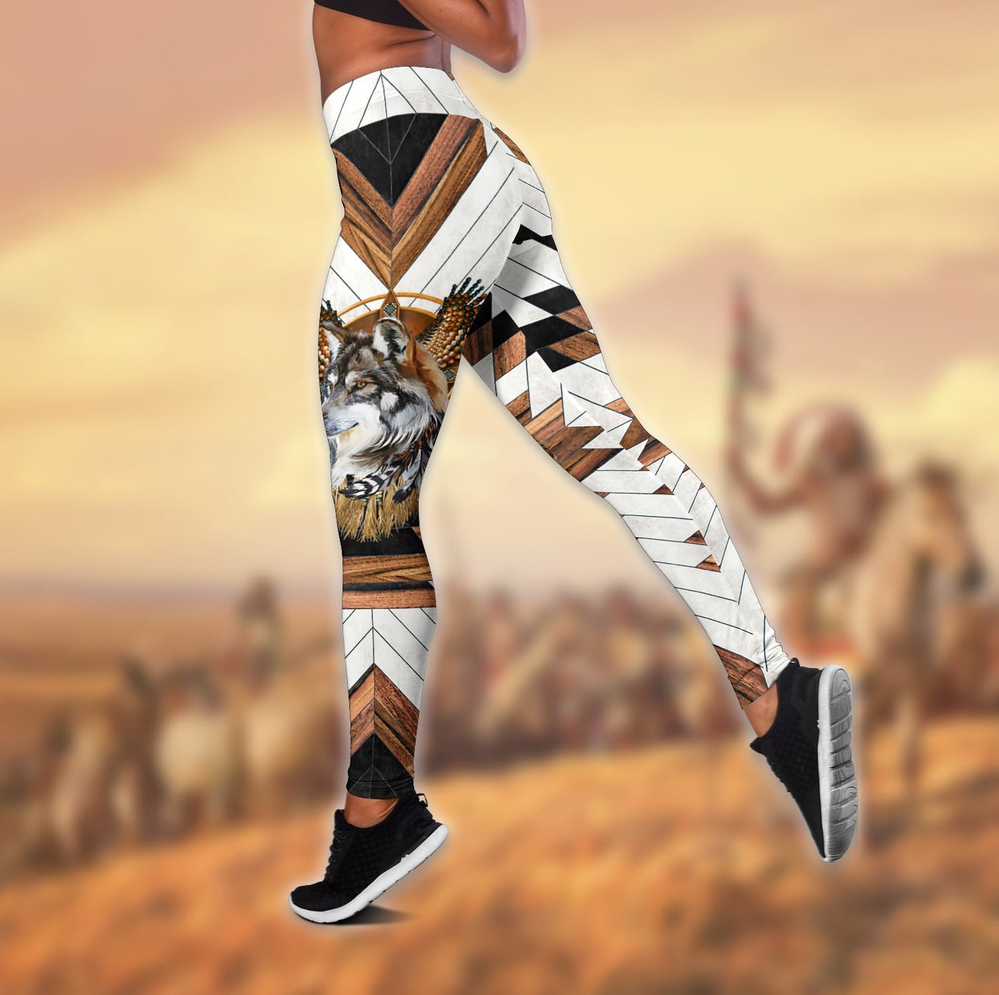 Native American 3D All Over Printed Legging + Hoodie