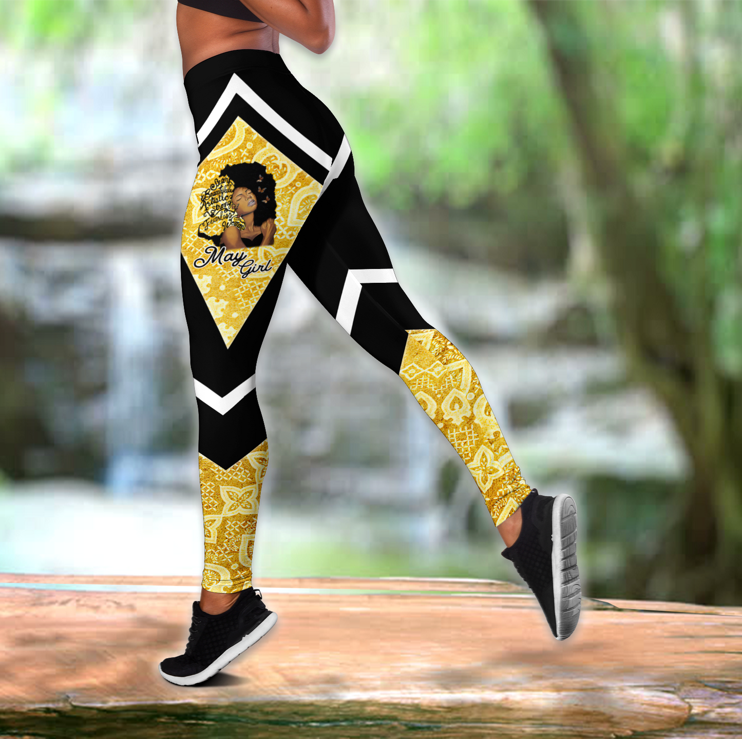 May Girl Combo Legging + Tank Top 3D All Printed