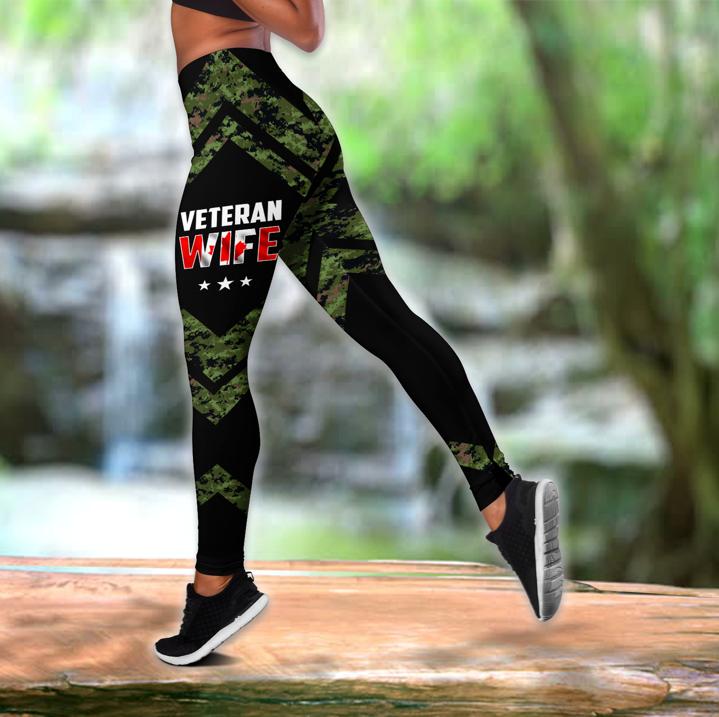 Canadian Veteran Wife Combo Legging Tank Top DD06042102