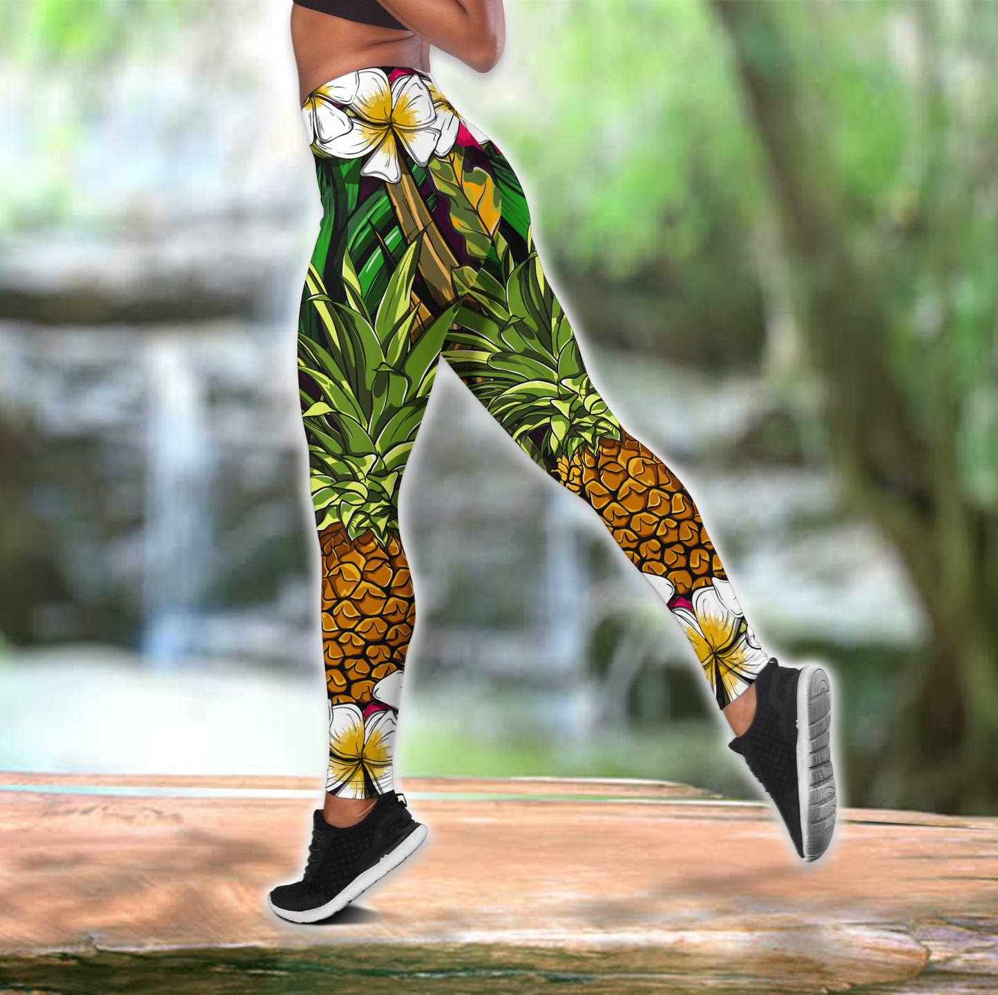 Amazing Polynesian Pineapple Hawaiian Style Deluxe Legging & Tank Top ML