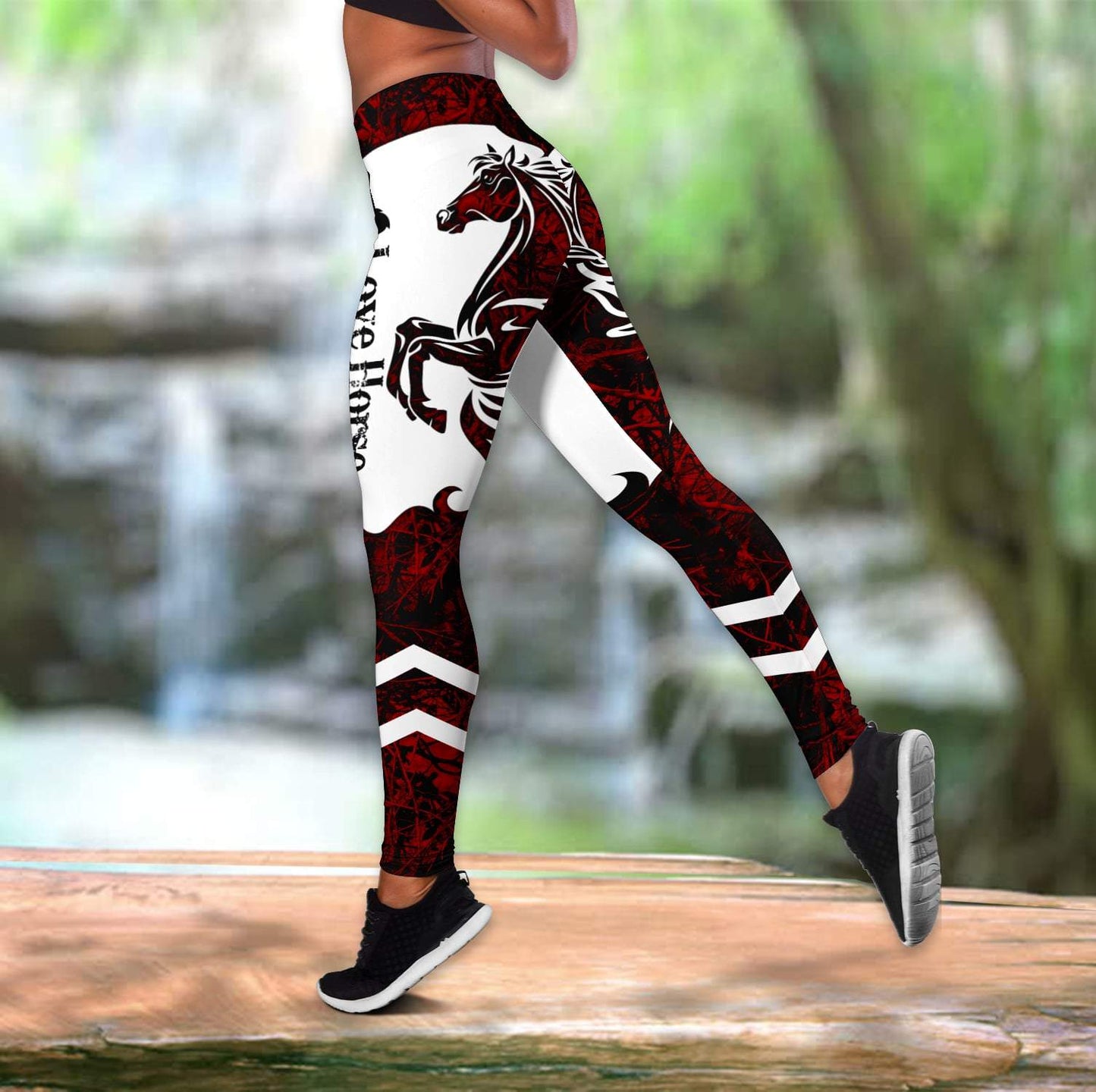 Horse Combo Legging + Tank Top 3D All Printed