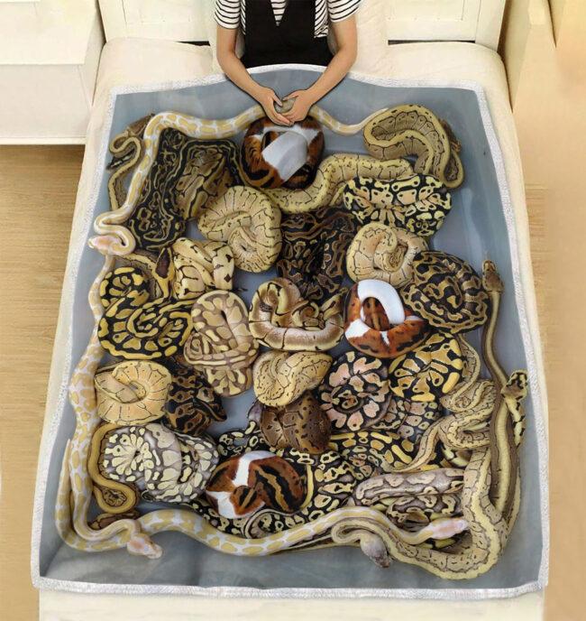 Love Python Like Quilt Blanket XT 19022101.CXT