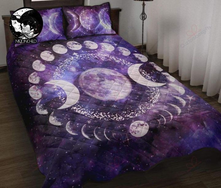 Wicca Moon Quilt Bedding Set By ML-Quilt-ML-King-Vibe Cosyβ’
