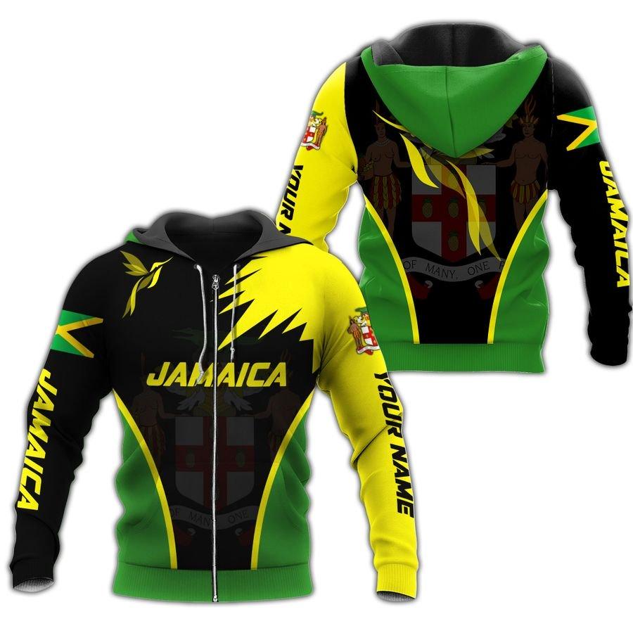 Jamaica 3D All Over Prints Shirts For Men And Women MP20062001-Apparel-MP-Zipped Hoodie-S-Vibe Cosy™
