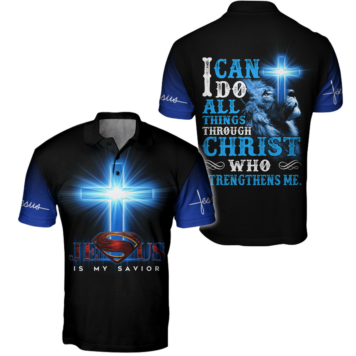 Jesus Is My Savior 3D All Over Printed Shirts For Men and Women Pi12062001