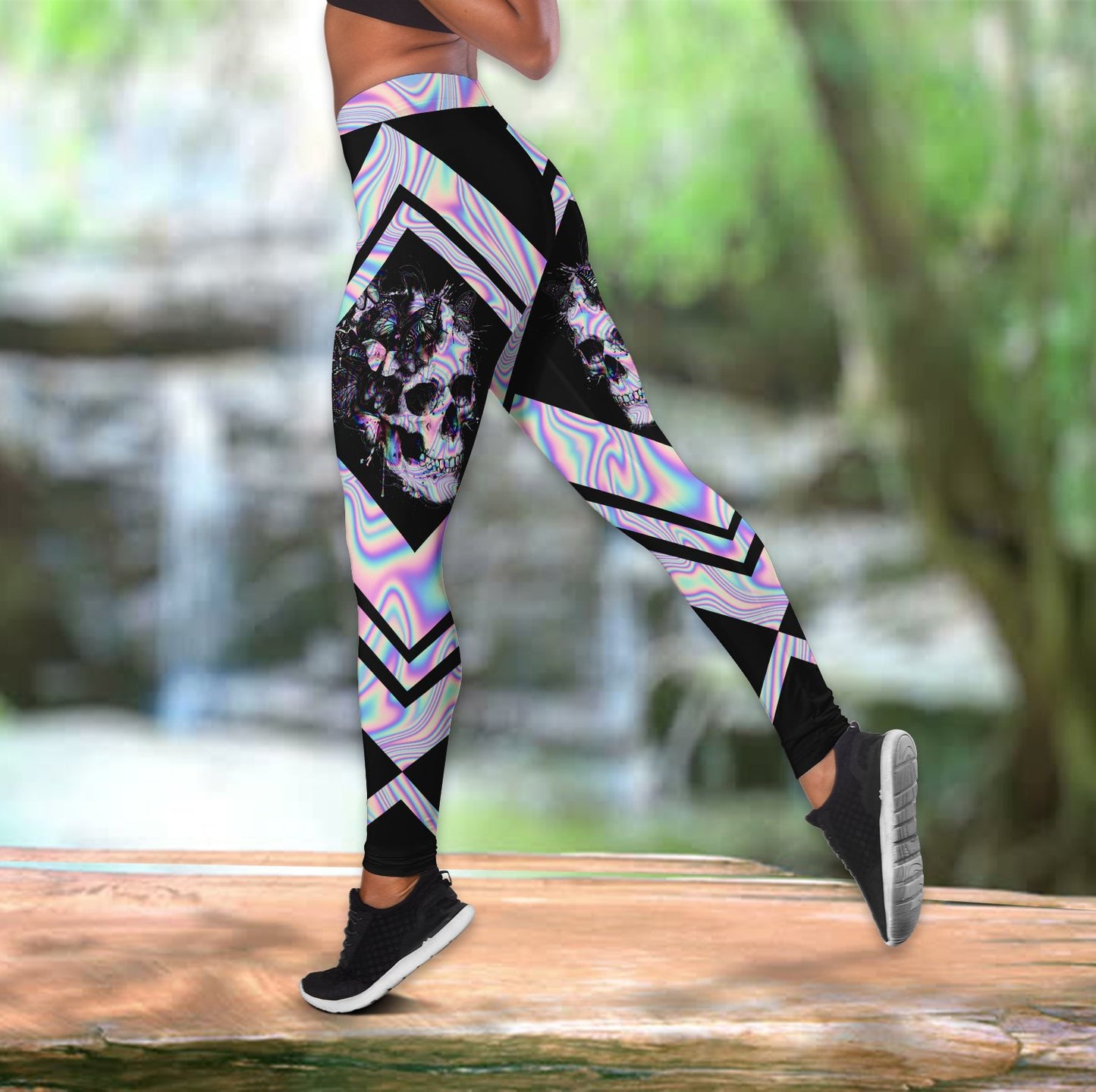 August girl legging + hollow tank combo HAC130708-Apparel-HG-S-No tank-Vibe Cosy™