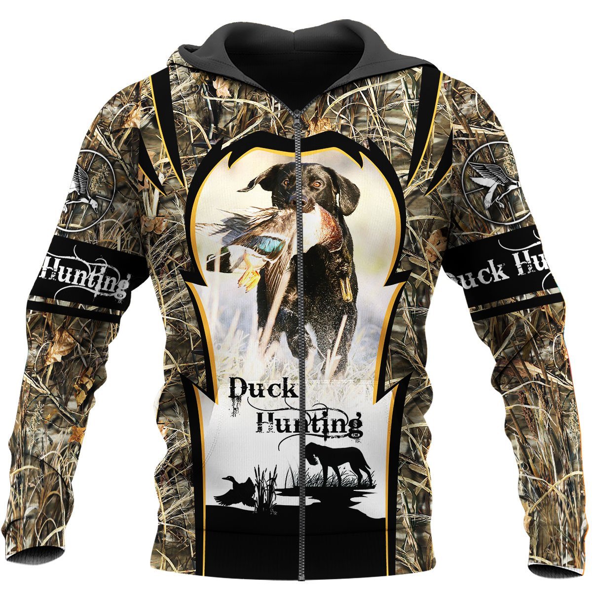 Mallard Duck Hunting 3D All Over Printed Shirts for Men and Women TT081107-Apparel-TT-Zipped Hoodie-S-Vibe Cosy™