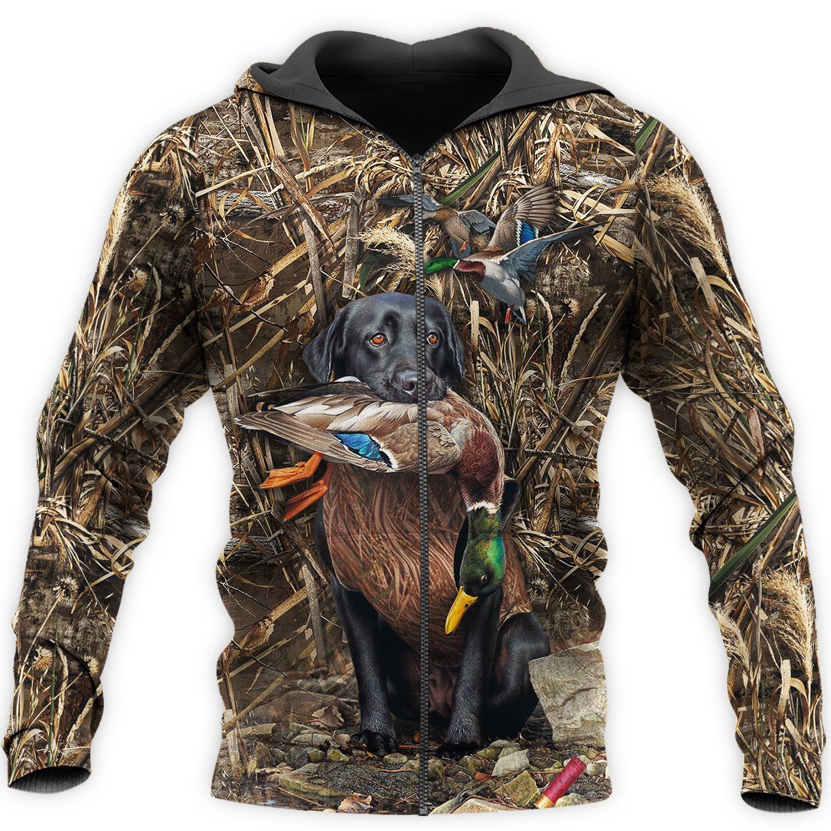 Mallard Duck Hunting 3D All Over Printed Shirts for Men and Women TT251001-Apparel-TT-Zipped Hoodie-S-Vibe Cosy™