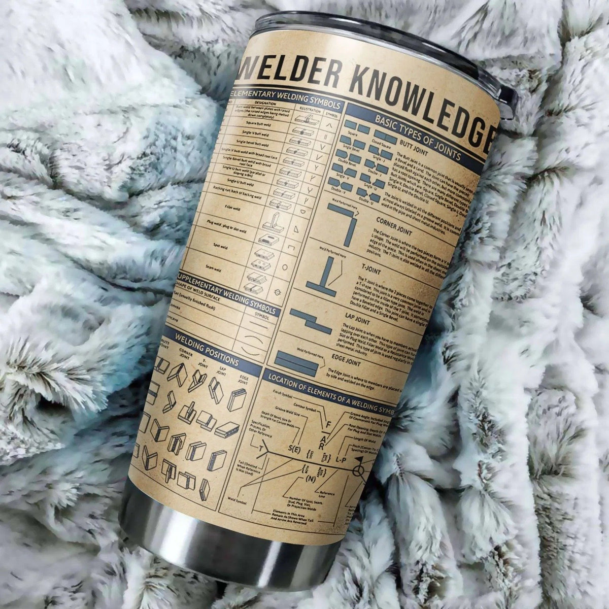 Welder Knowledge Stainless Steel Tumbler 20 Oz-Tumbler-NM-Vibe Cosyβ’
