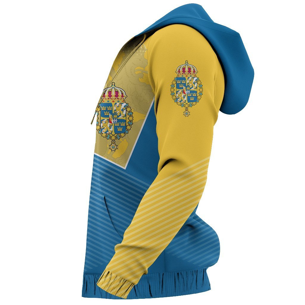 Sweden Sport Hoodie - Stroke Style ZIPNNK 116-Apparel-NNK-Hoodie-S-Vibe Cosyโข