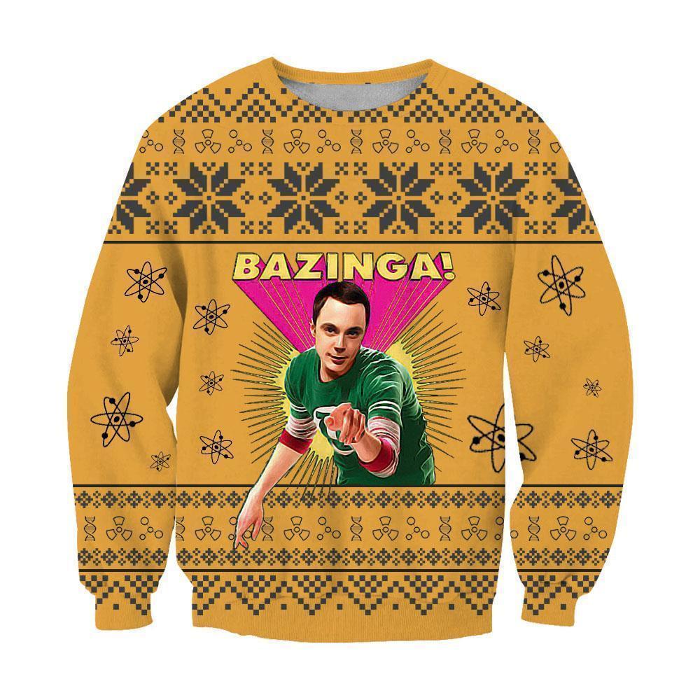3D All Over Print Bazinga Sweatshirt and Hoodie-Apparel-NTT-Sweatshirt-S-Vibe Cosy™