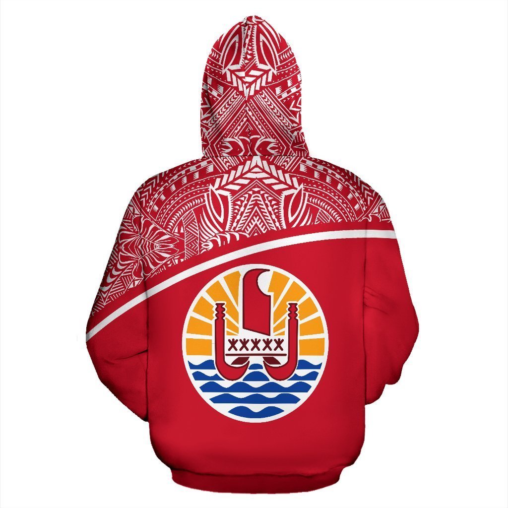 Tahiti All Over Hoodie - Polynesia Curve Style NVD1216-Apparel-Dung Van-Hoodie-S-Vibe Cosy™