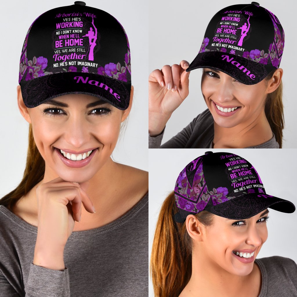 Arborist's wife purple classic cap