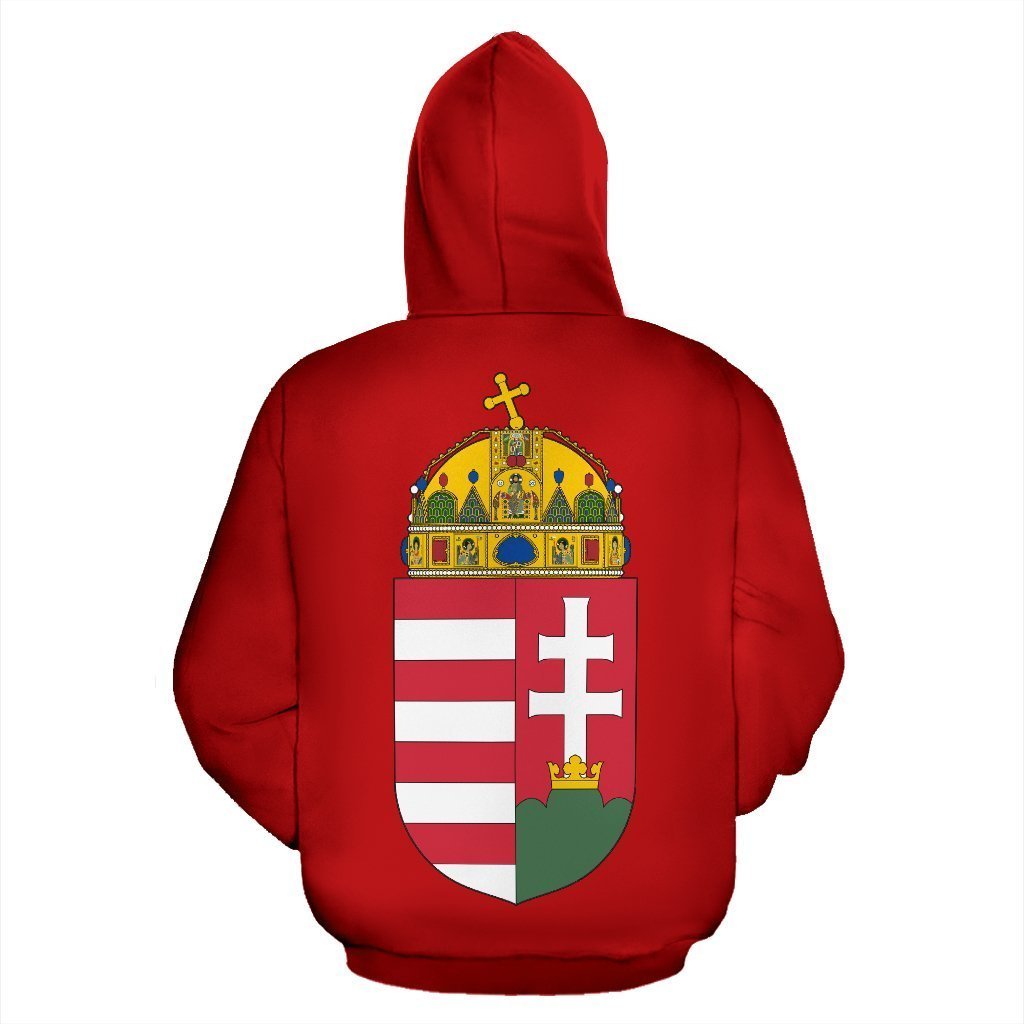Hungary Coat Of Arms - Warrior Style-Apparel-PL8386-Hoodie-S-Vibe Cosy™