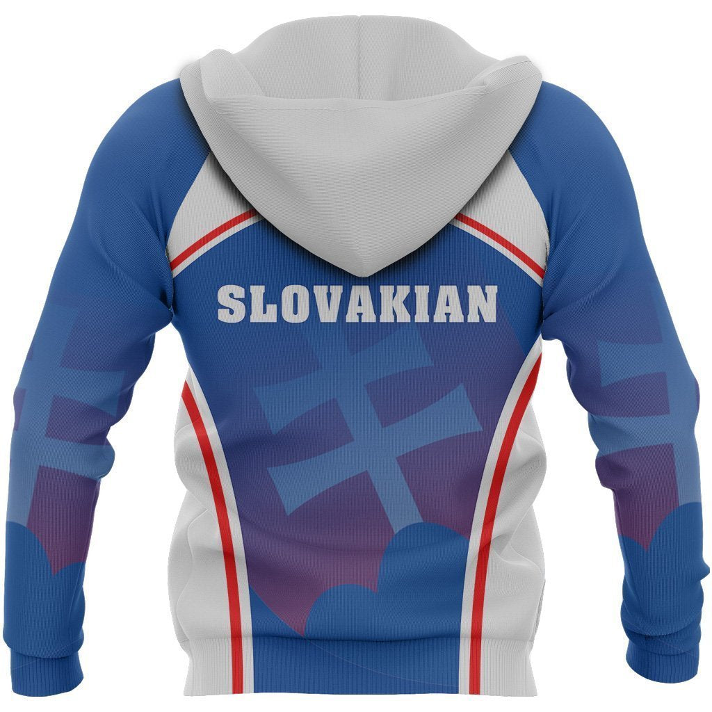 Slovakia Coat Of Arms Hoodie Sport Style-Apparel-PL8386-Hoodie-S-Vibe Cosy™