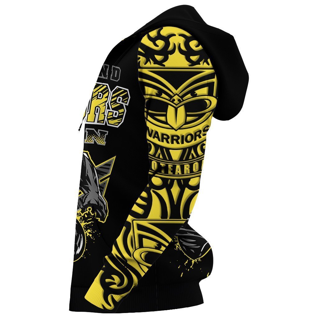New Zealand Warriors Hoodie Unique Style Yellow PL182-Apparel-PL8386-Hoodie-S-Vibe Cosy™