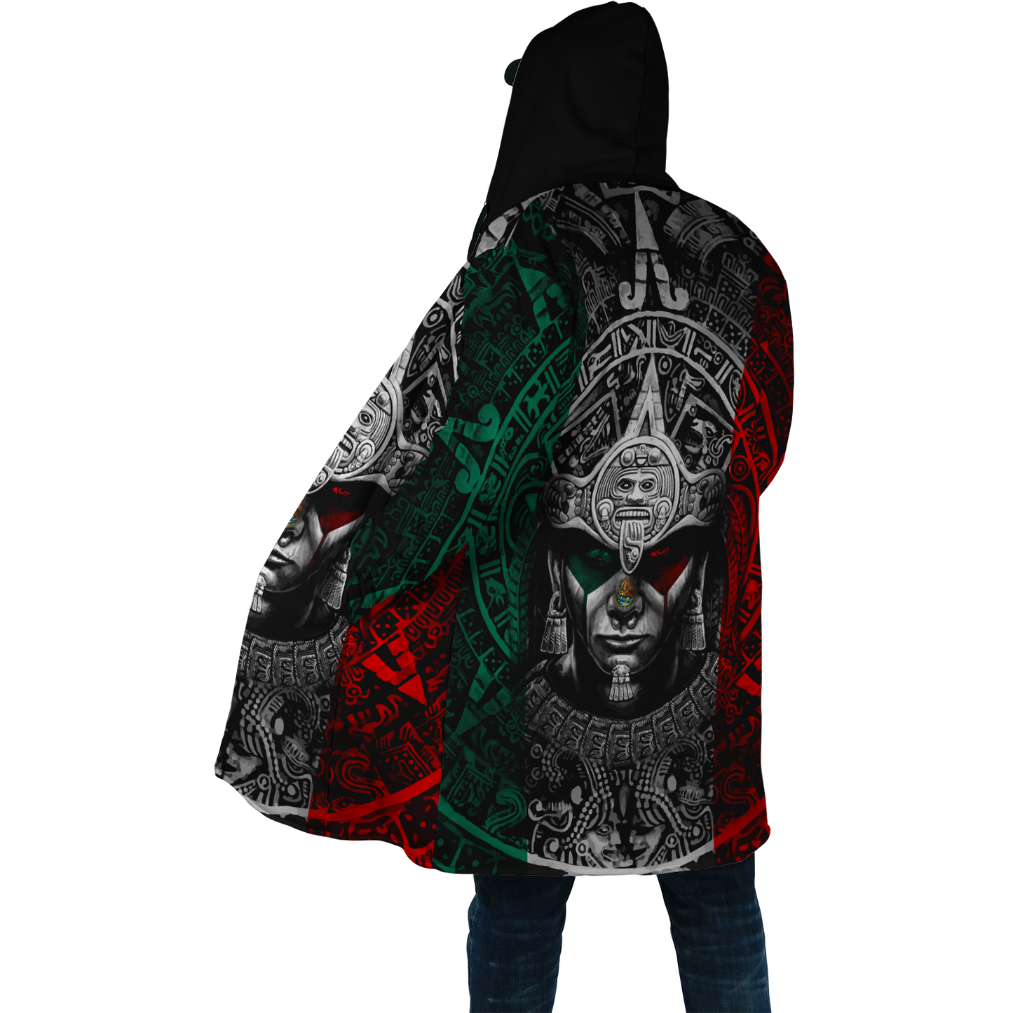 Aztec Warrior 3D All Over Printed Hoodie
