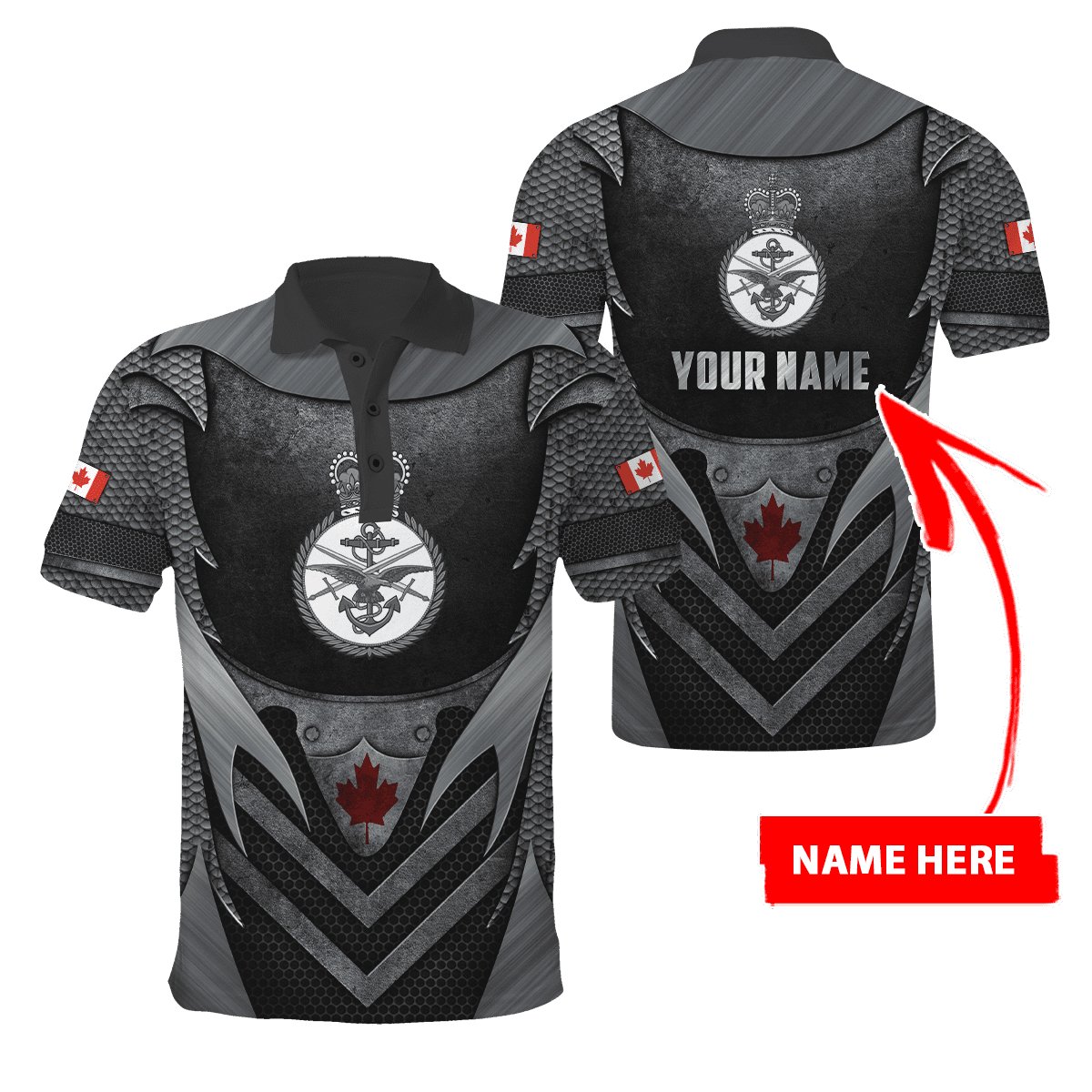 Custom Name XT British Armed Forces 3D Printed Clothes PD16042102