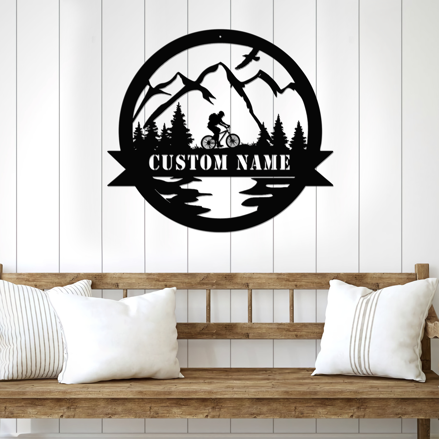 Custom Name XT Mountain Biking Metal Sign PD10042104