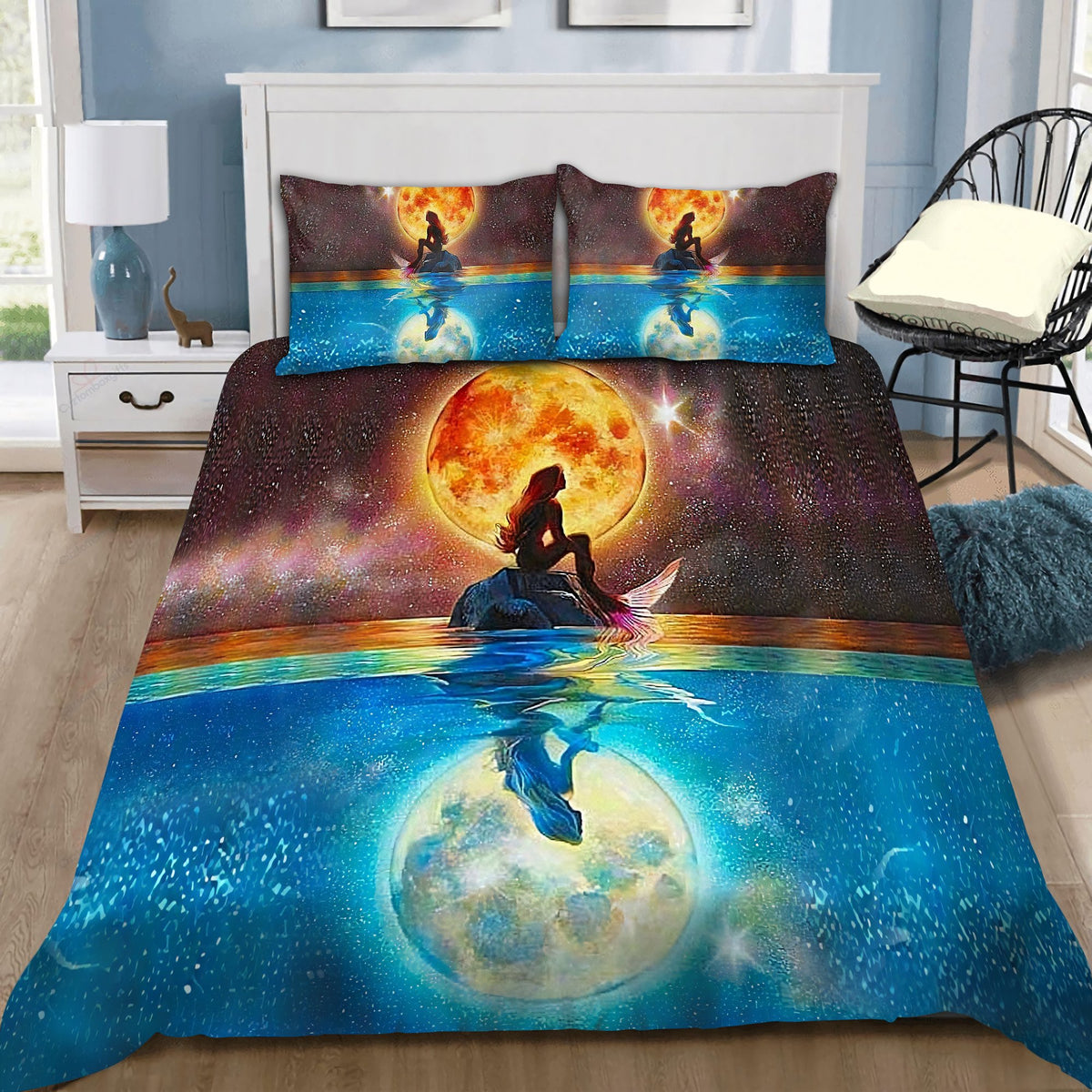 Mermaid Love Bedding Set by SUN QB07032012-Quilt-SUN-King-Vibe Cosyβ’