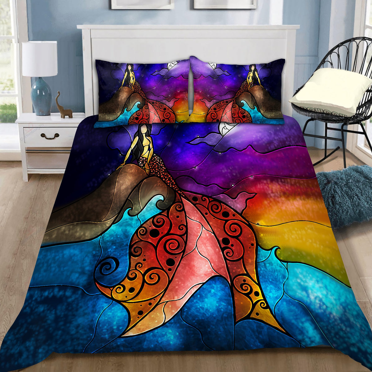 Mermaid Dream Bedding Set by SUN QB07042005-Quilt-SUN-King-Vibe Cosyβ’