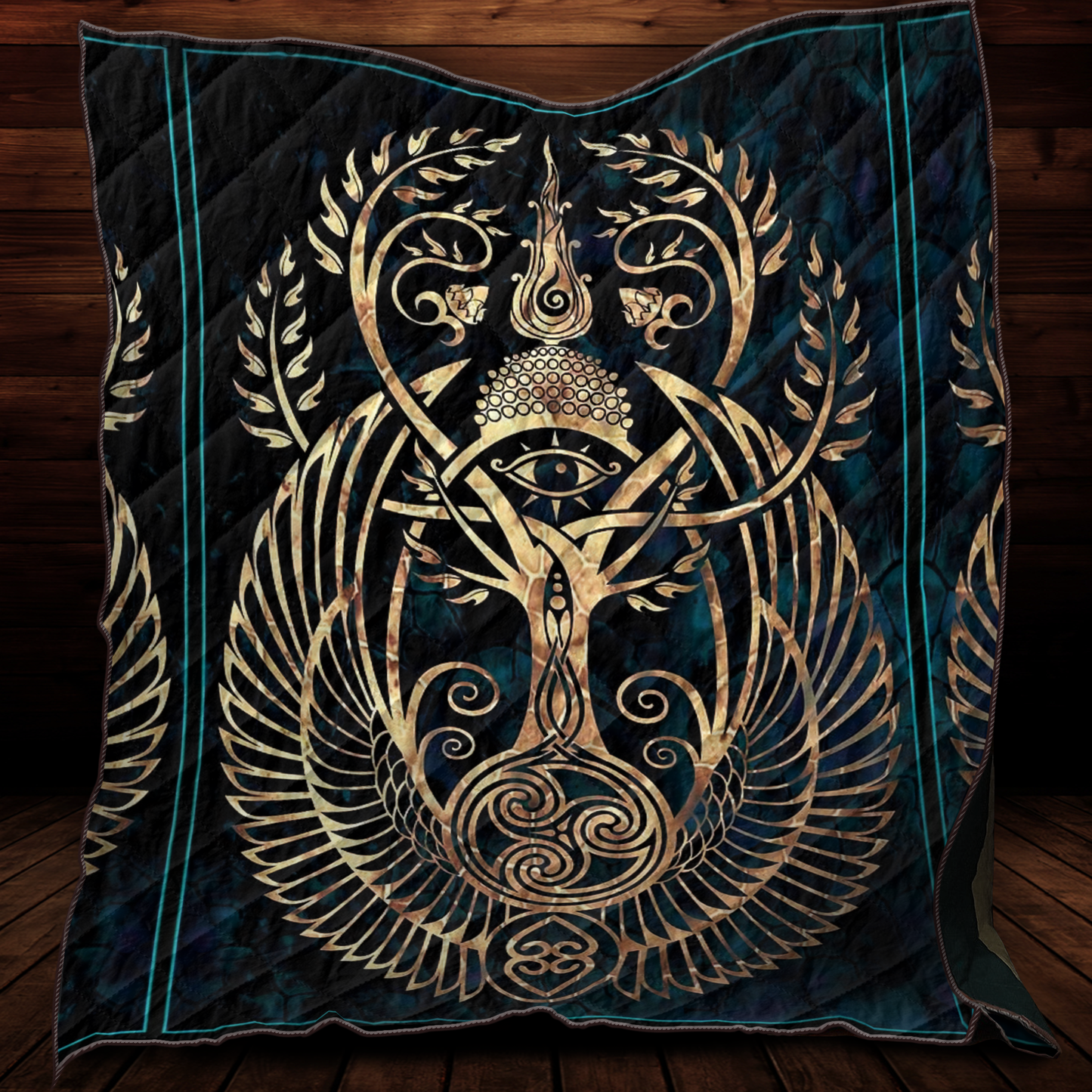 Egyptian Sacred Geometry TattooQuilt Blanket XT TNA04022104