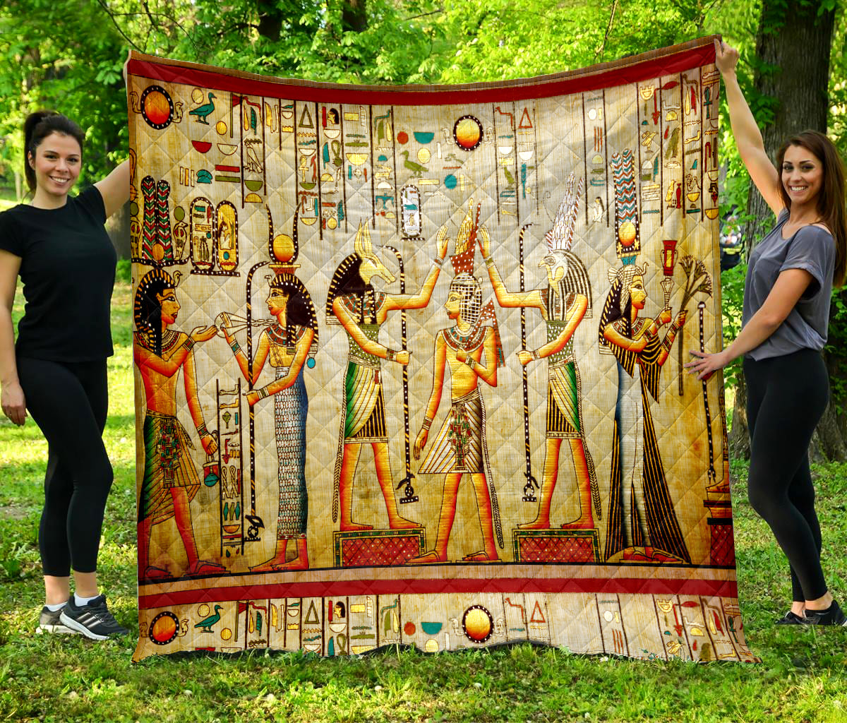 Ancient Egypt 3D All Over Printed Quilt