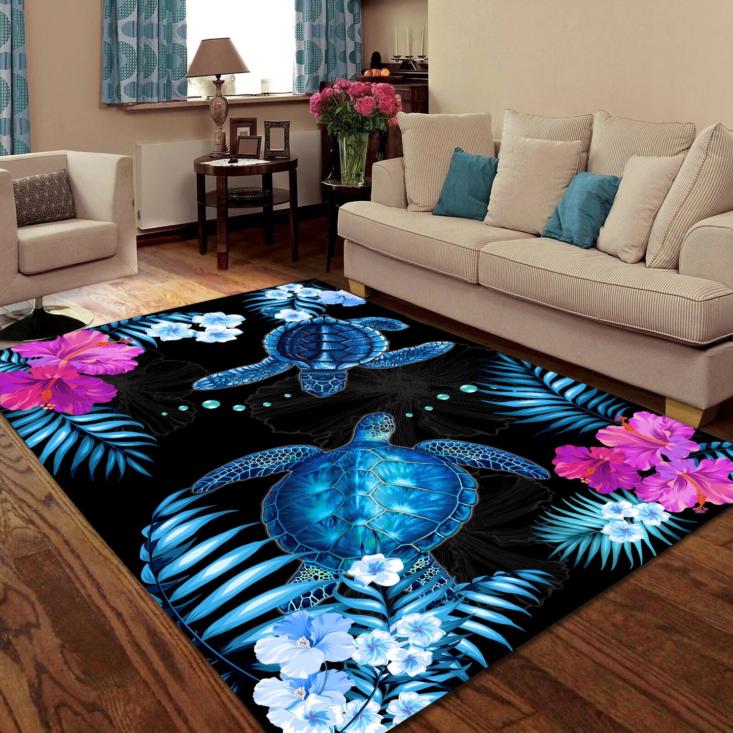 Premium Love Turtle Rug