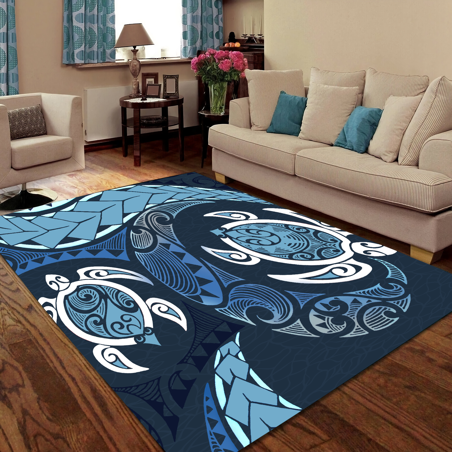 Premium Two Turtles Rug