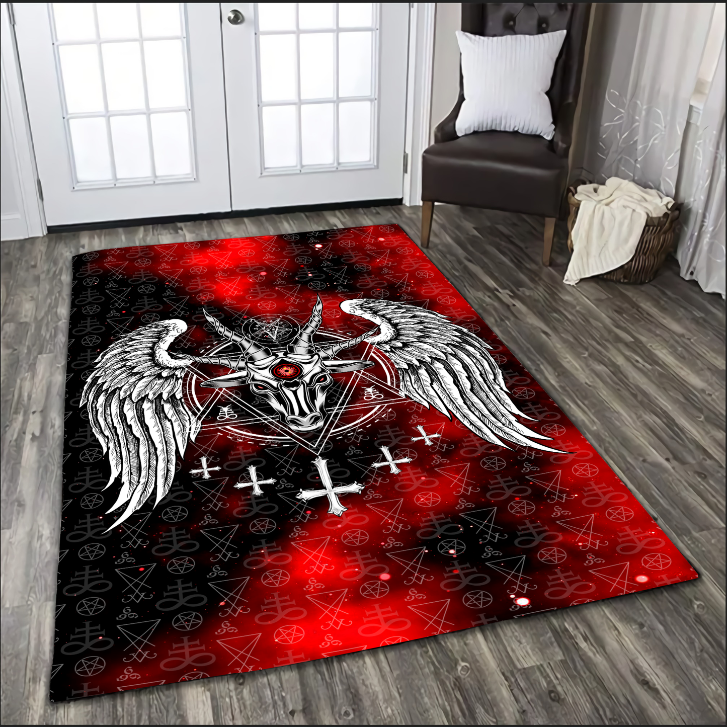 3D All Over Printed Santanic Rug XT