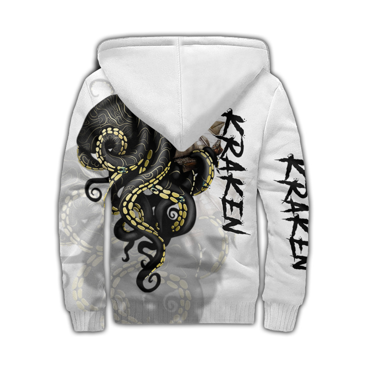 Premium Unisex Hoodie Kraken Octopus King of The Seven Seas III ML