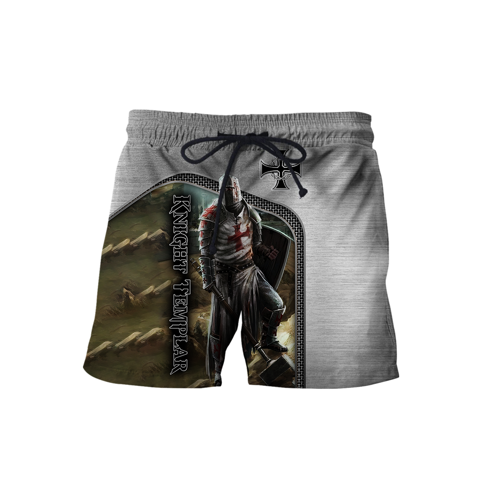 Premium Knight Templar Iron Pattern All Over Printed Shirts For Men And Women MEI