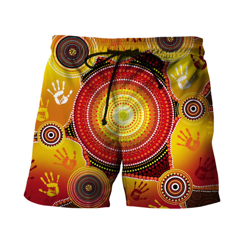 Aboriginal Indigenous Circle Dot Painting Shirt For Men And Women