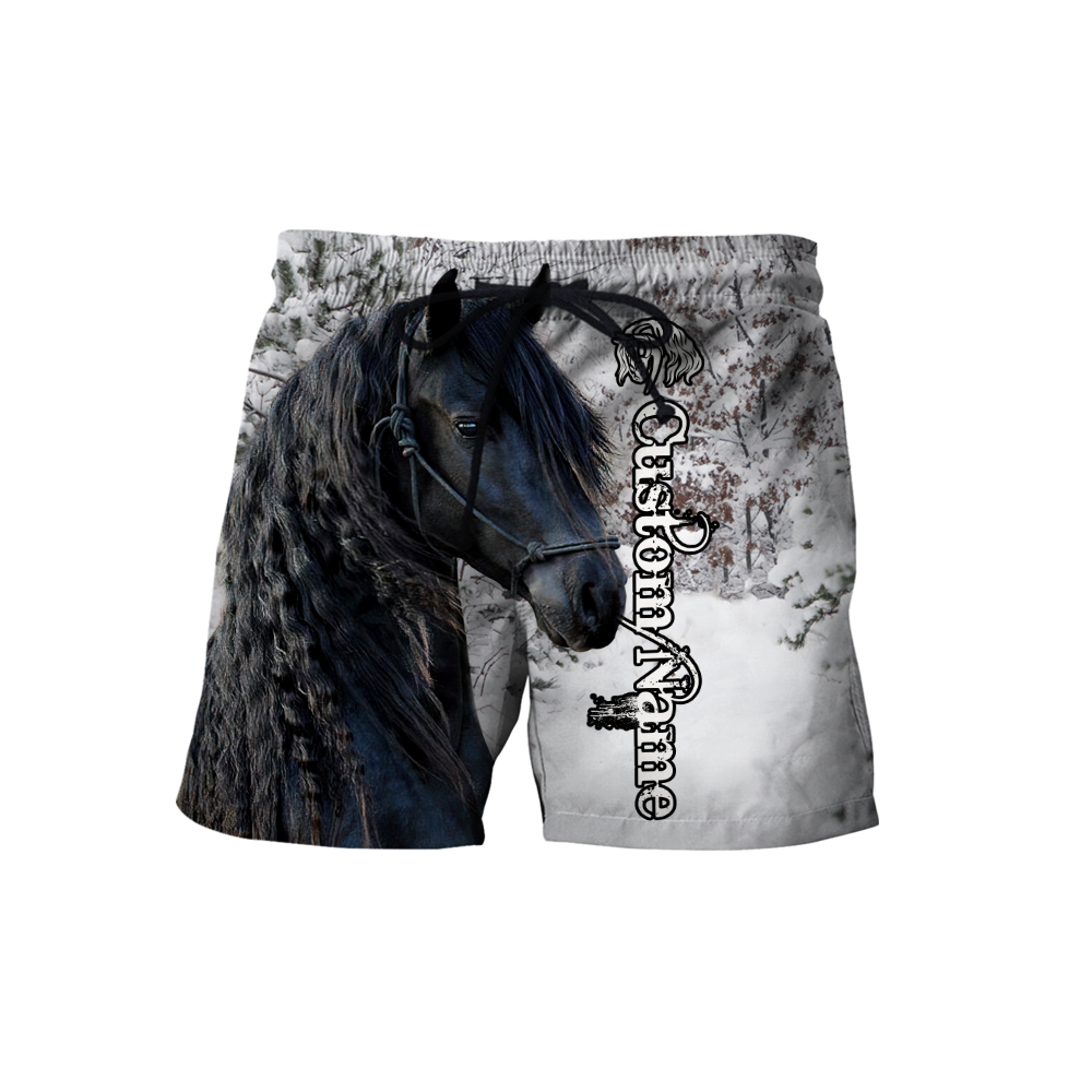 Personalized Beautiful Friesian Horse 3D All Over Printed Shirts For Men And Women TNA11172008