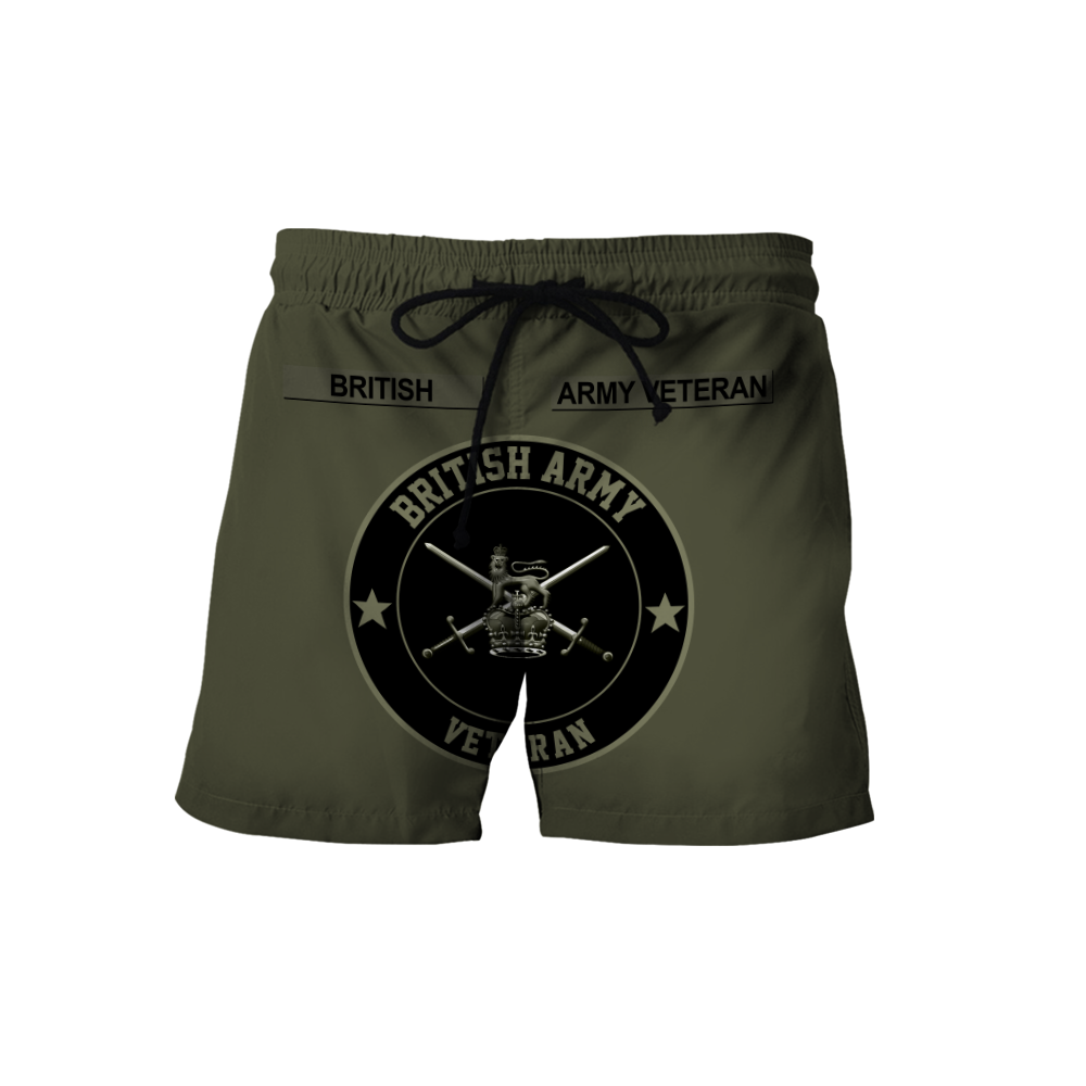 Personalized Name XT Bristish Army 3D All Over Printed Shirts DA10032103