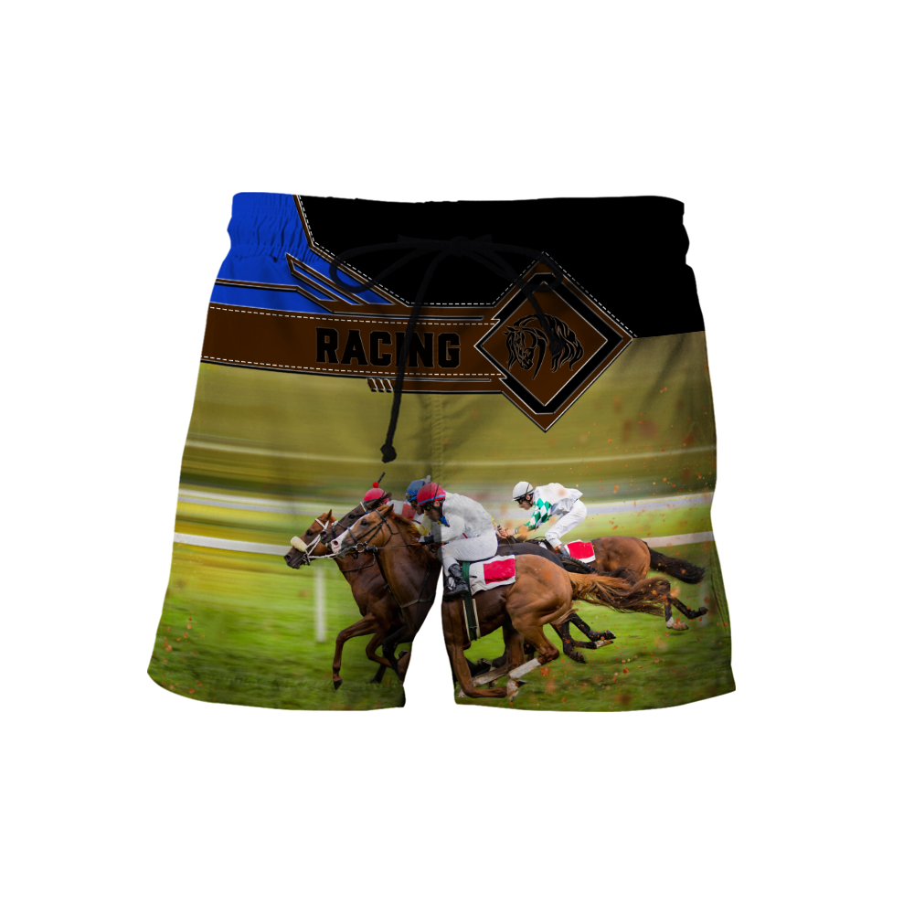 Horse Racing 3D All Over Printed Unisex Shirts