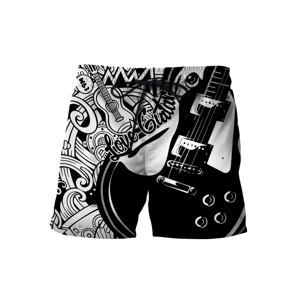 Love Guitar All Over Printed Unisex Shirts