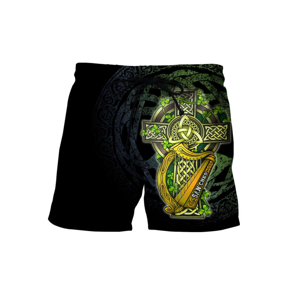 Customize Name Celtic Cross And Harp Hoodie For Men And Women MH04022102