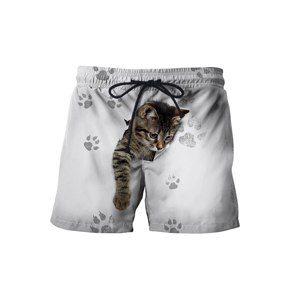 Baby Cat 3D All Over Printed shirt & short for men and women PL