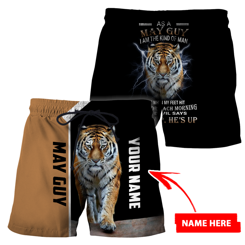 Customize Name May Tiger Hoodie For Men And Women PD17042101.S