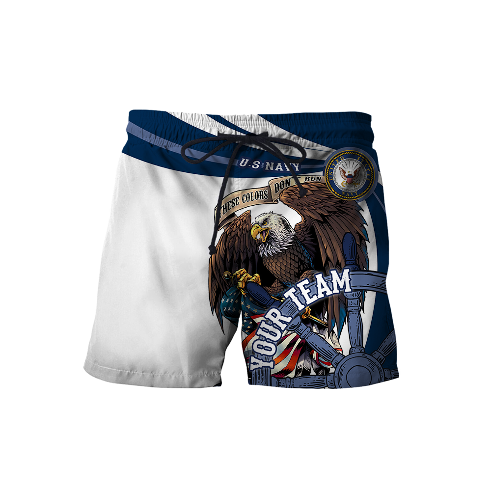 Custom name US Navy Veteran Team Boat 3d printed shirts Proud Military NTN18052105