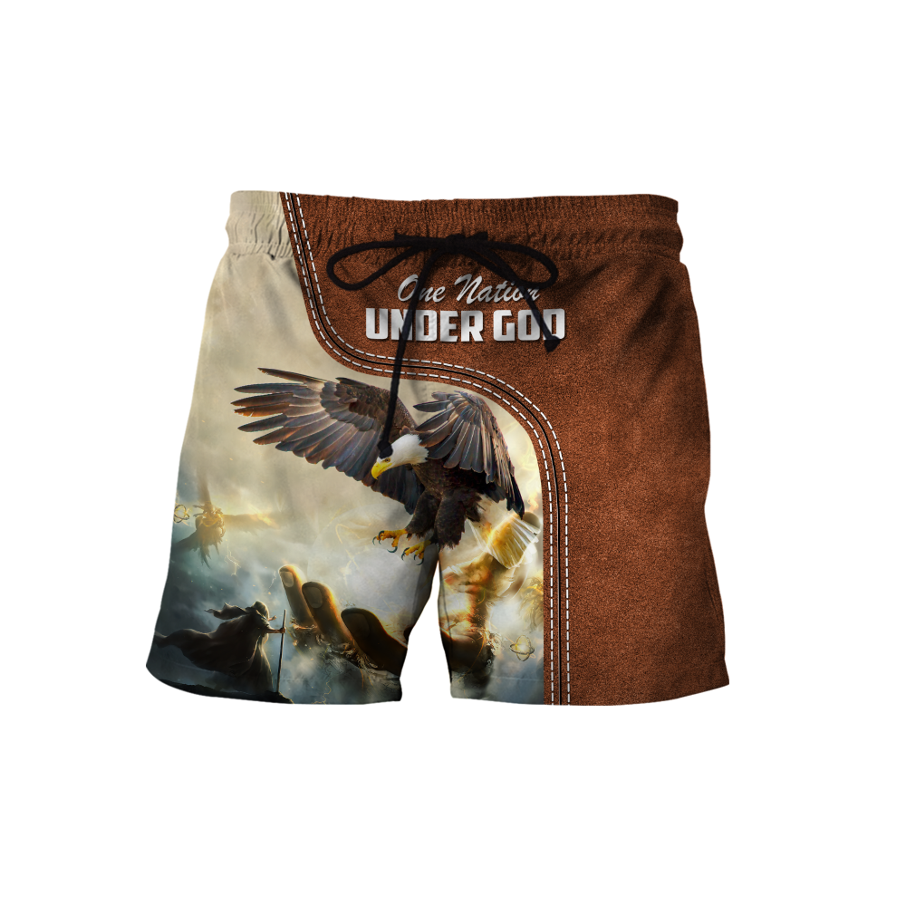 One Nation Under God 3D All Over Printed Shirts