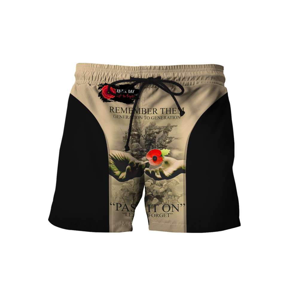 Anzac Day 3D Printed Unisex Shirts TN PD25032101