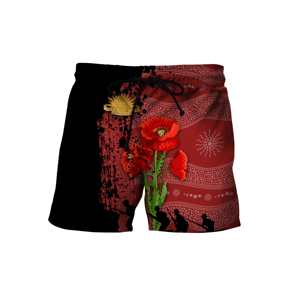 Premium Anzac Day Poppy 3D Printed Unisex Shirts TN
