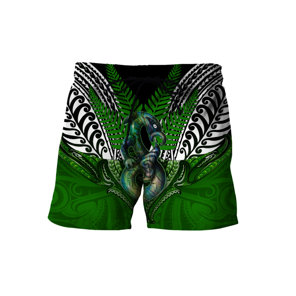 Premium Manaia Silver Fern 3D All Over Printed Unisex Shirts