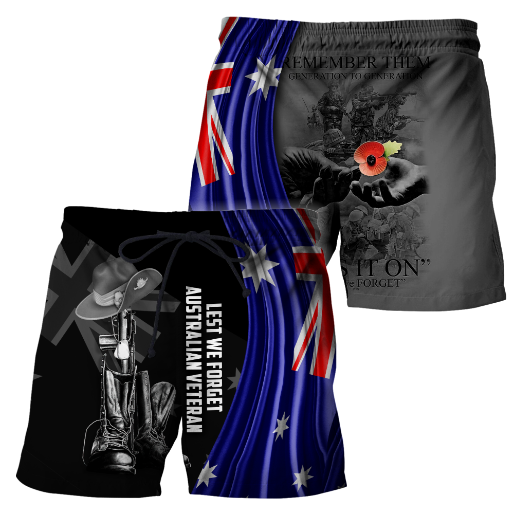 Anzac Day 3D Printed Unisex Shirts TN PD24032103