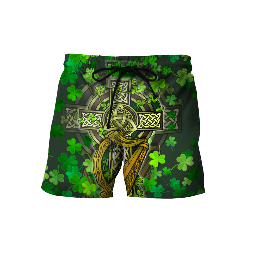 Customize Name Clover Cross Patrick's Day Hoodie For Men And Women MH02022103