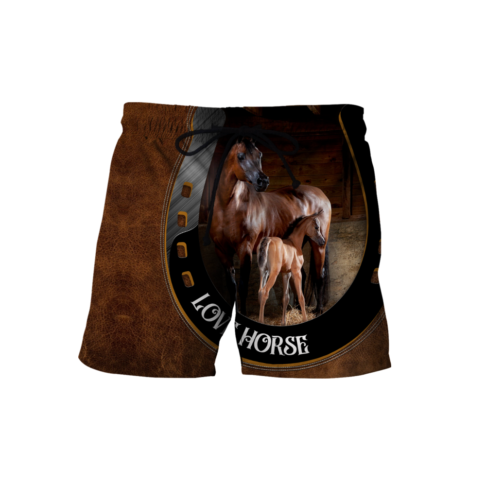 Love Horse 3D All Over Printed Shirts For Men And Women TN